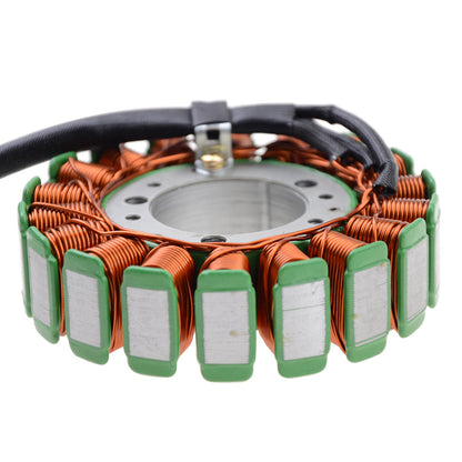 GOOFIT 18 Coil 3 Wire Magneto Stator Coil Ignition Generator Replacement For  YZF R1 2002-2003