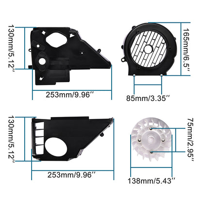 GOOFIT Air Director Assy Replacement For GY6 150cc ATV Go Kart Moped Scooter