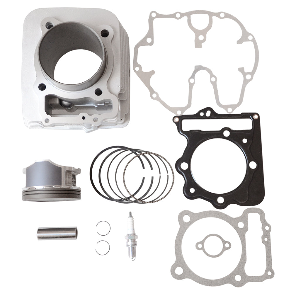 GOOFIT 85mm 397CC Cylinder Liners heads Engine Parts Spark Plugs Piston rings Gasket Kit Replacement for ATV Quad Sportrax 400X TRX400EX