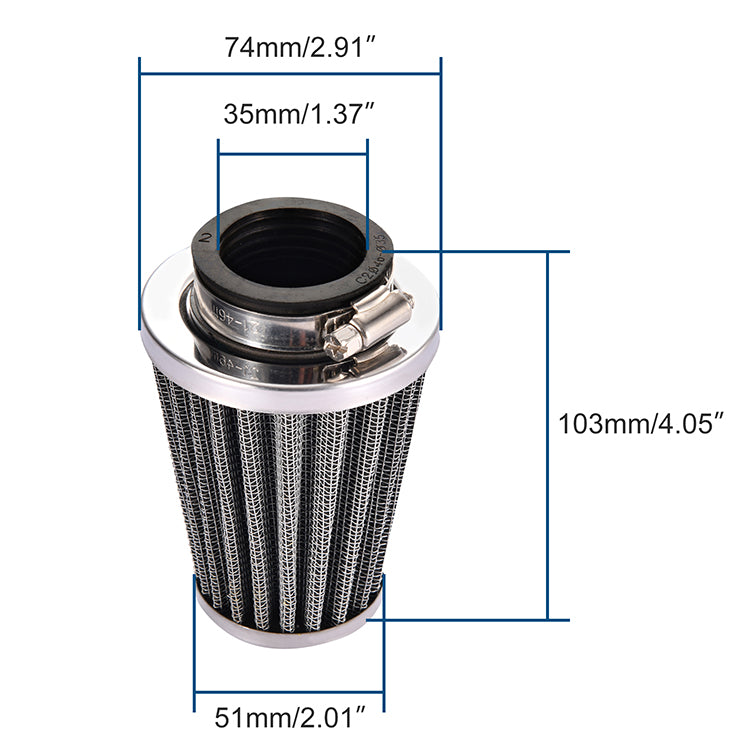 GOOFIT 35mm Air Filter Replacement For Chinese Made 70cc 90cc 110cc 125cc ATV Go Kart Dirt Bike Pocket Bike