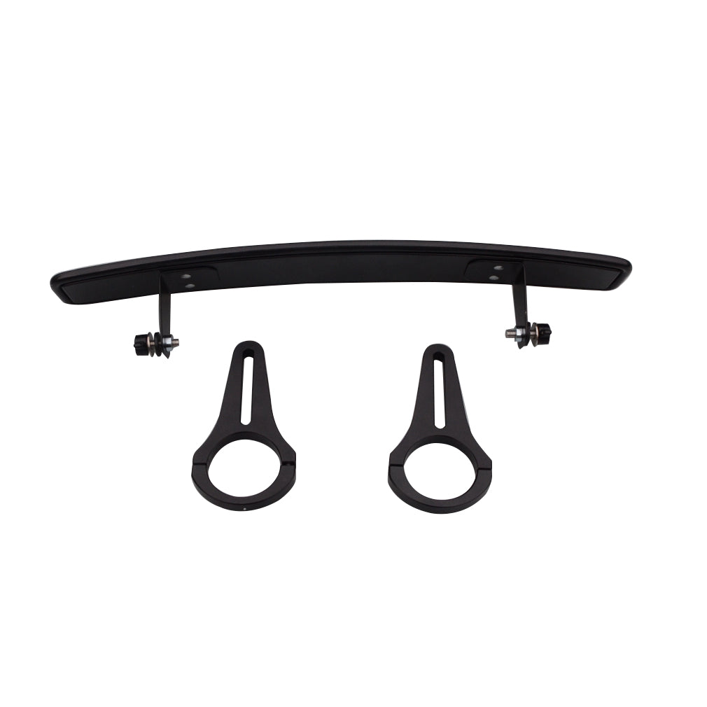 GOOFIT 15" Wide Rear View Center Mirror Convex Design with 1.75" Clamp & Rubber Gasket For UTV Ranger RZR 570 800 900 1000 XP ATV Talon Black