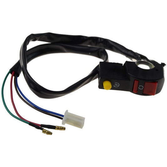GOOFIT Flameout switch with start button line length 66cm female plug free line 2 Replacement For Scooter