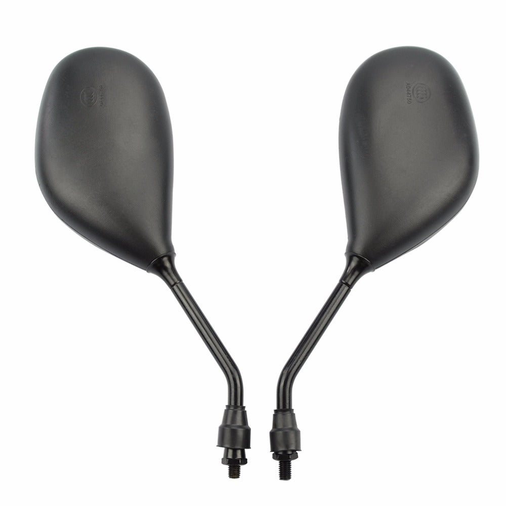 GOOFIT 8mm Black Plastic Rearview Mirror Replacement for 50cc 70cc 90cc 110cc 125cc 150cc 200cc 250cc ATV Scooter Motorcycle