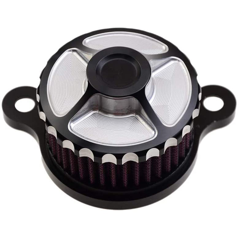 GOOFIT Motorcycle Air Cleaner Kit Replacement for Sportster XL883 XL1200 48 from 2004 to 2014