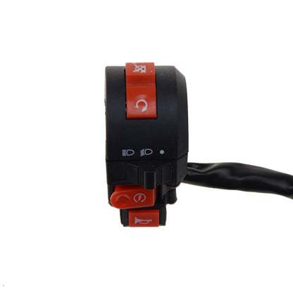 GOOFIT 7/8" 22mm Handlebar 4 Function 9 Pin Right Start Switch with Horn Button Replacement for 50cc 70 cc 90cc 110cc 125cc 150cc 200cc 250cc Chinese