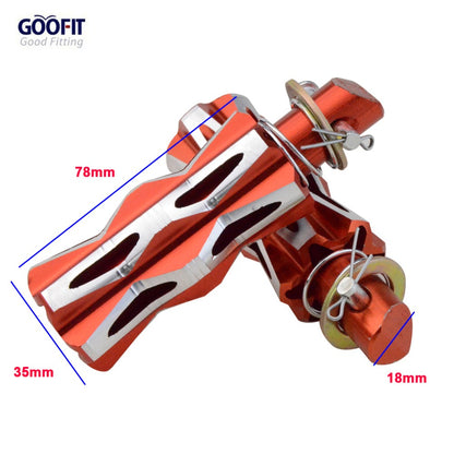 GOOFIT CNC Mental Footpegs Pedals Foot peg for ATV Moped Dirt Bike Pit Bike Pocket Bike