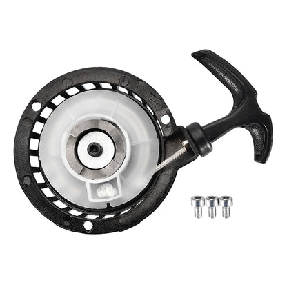 GOOFIT Motorcycle Pull Start Recoil Starter Replacement For 40-6 Pocket Pit Bike Black