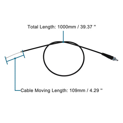 GOOFIT 39.37" Motorcycle Throttle Cable Replacement for Gy6 125cc 150cc 200cc 250cc China Moped Scooter Chinese Scooter ATV Quad Go Kart Moped