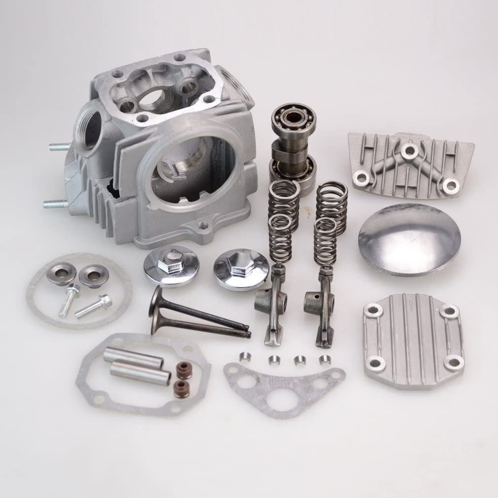 GOOFIT Completed Cylinder Head Replacement for 4 Stroke 110cc Motorcycle Engine ATV Go Kart Dirt Bike