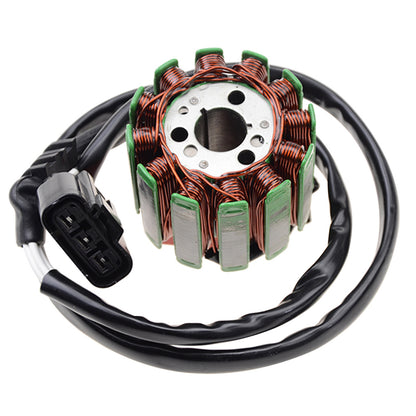 GOOFIT 18 Coil 3 Wire Magneto Stator Coil Ignition Generator Replacement For  YZF R1 2004-2008