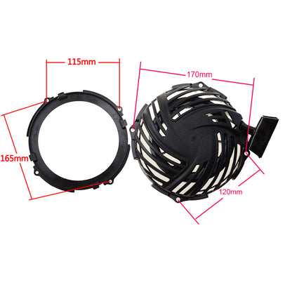 GOOFIT Recoil Pull Start Starter Parts Assembly Replacement for Briggs & Stratton 591139 590588 593961 08P502 093J02 Lawnmower