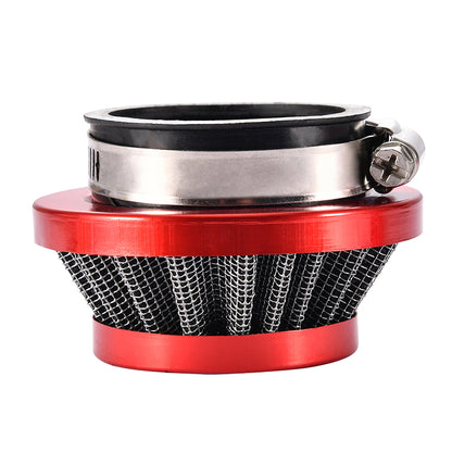 GOOFIT 44mm Red Air Filter for 2 Stroke 47cc 49cc ATV Pocket Bike Mini Quad